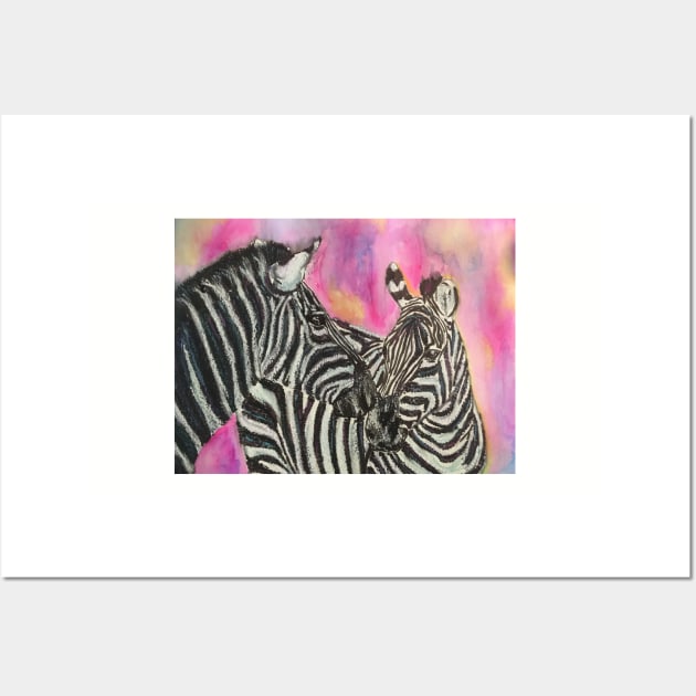 Zebras Wall Art by Merlinsmates